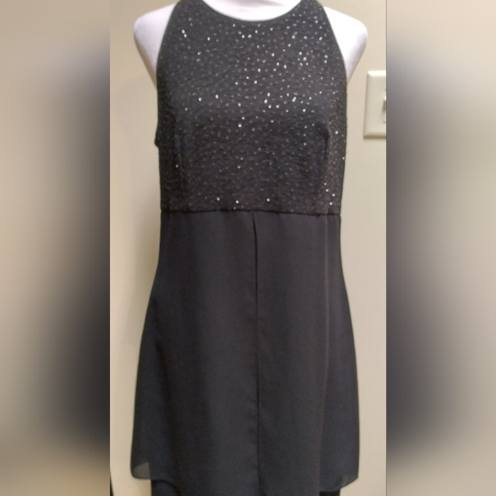 DW3 for David Warren Black Dress Women's Size 10 Beautiful shiny sequins